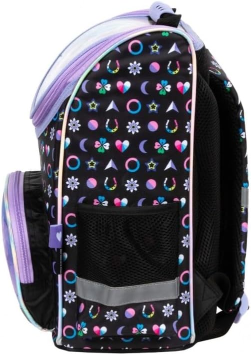 Goldkids - Schulranzen für Jungen und Mädchen, 4er-Set - Schul-Rucksack für Kinder mit Schuhbeutel F