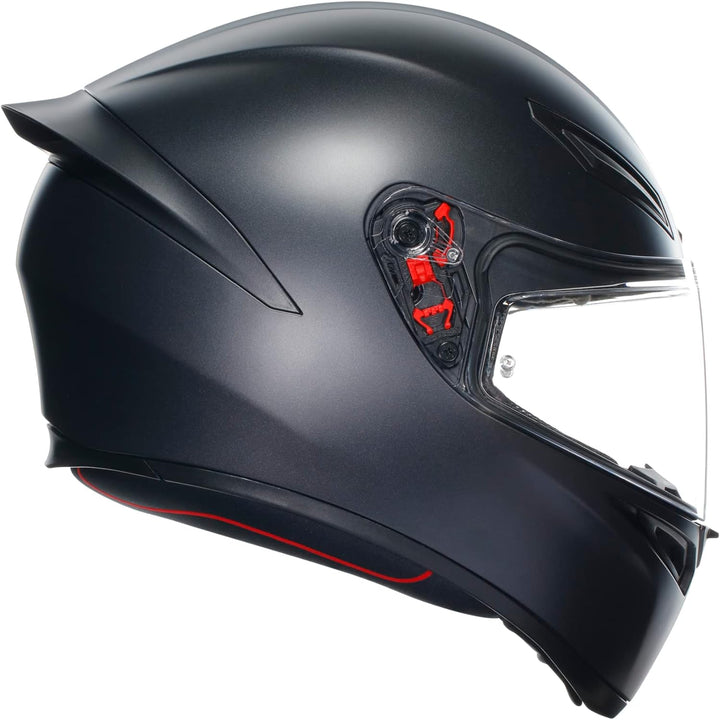 AGV - K1 S E2206, Motorrad Helm, ECE Vollvisier Motorradhelm, Racing Style mit Aerodynamischem Spoil