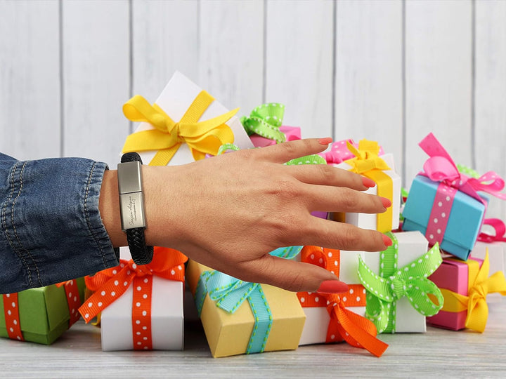 USB-Armband für Herren und Damen, verstellbar, 32 GB, originelle Geschenkidee für Geburtstag, Freund