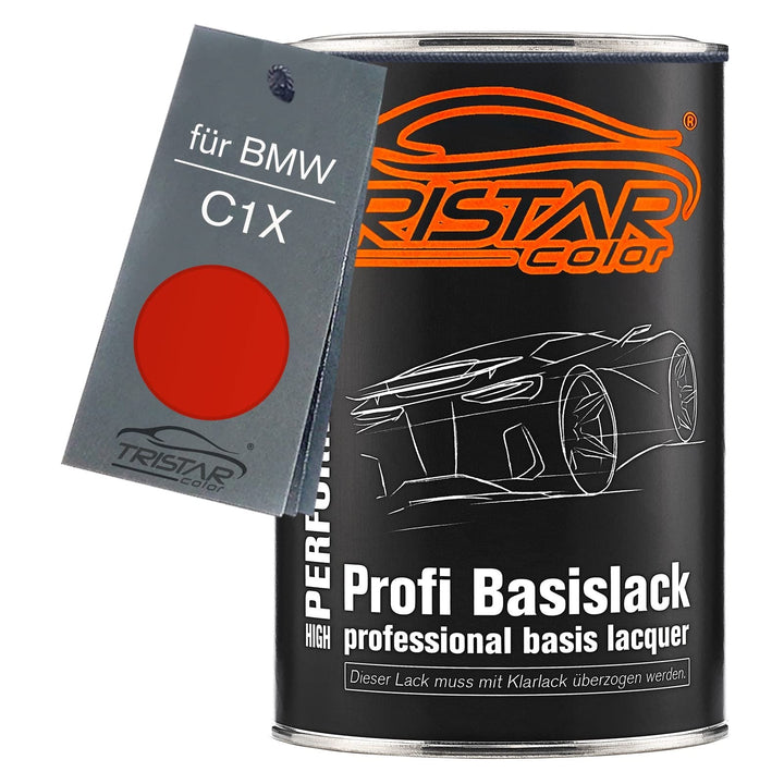 TRISTARcolor Autolack Dose spritzfertig für BMW C1X Sunset Orange Perl Metallic Basislack 1,0 Liter