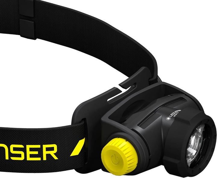 Ledlenser H5R Work Robust Stirnlampe LED, aufladbar mit Lithium Akku, wasserdicht IP67, 500 Lumen, h