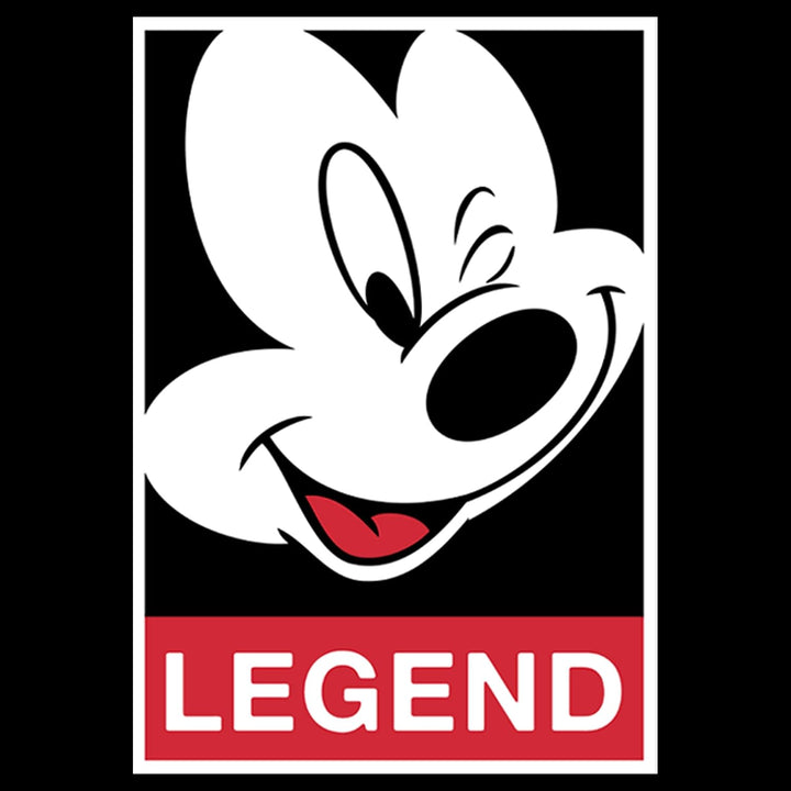 Disney Jungen Klassisch Mickey Legend Hoodie, Schwarz, L