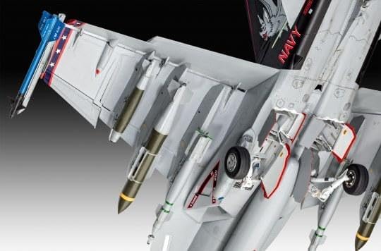 Revell Modellbausatz Flugzeug 1:32 - F/A-18E Super Hornet im Massstab 1:32, Level 5, originalgetreue