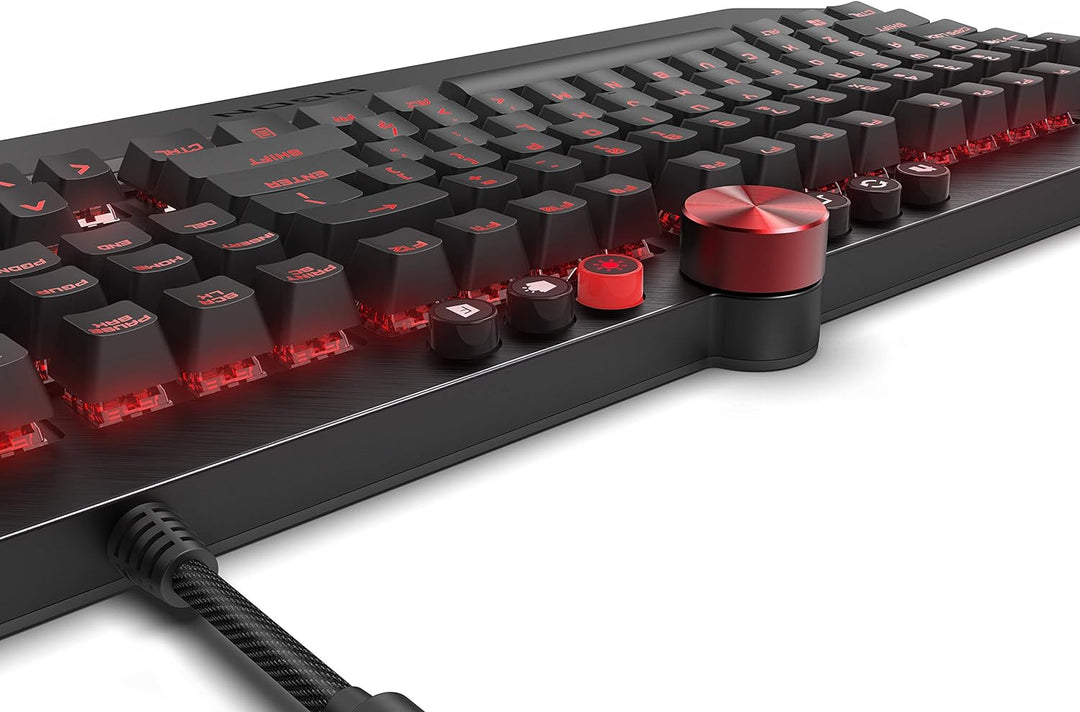 AOC Agon AKG700 Gaming Tastatur - Englisches Layout - Cherry MX Red Switches - Anti-Ghosting G-Tools