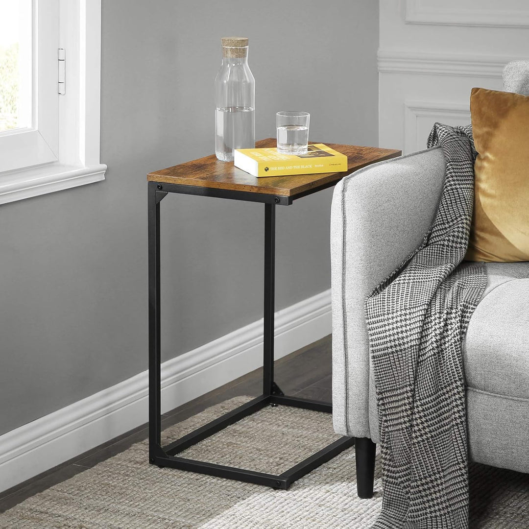 VASAGLE Beistelltisch Couch, Kleiner Sofatisch, Kaffeetisch, Schlafzimmer, Wohnzimmer, Arbeiten im B