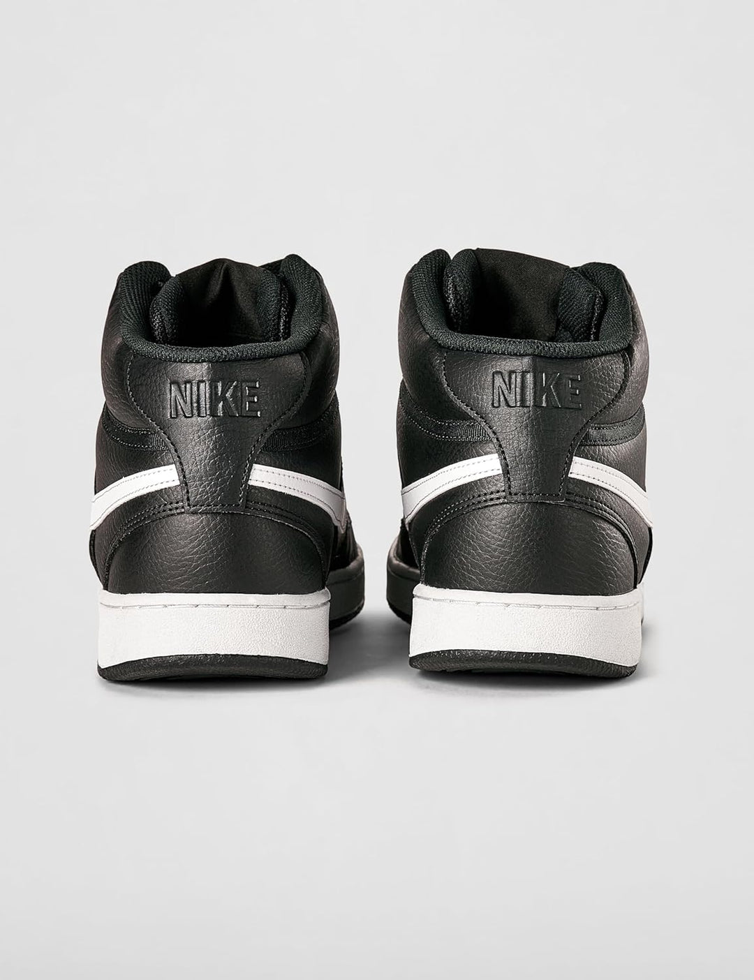 Nike Herren Court Vision Mid Nn Sneaker 38.5 EU Black White Black, 38.5 EU Black White Black