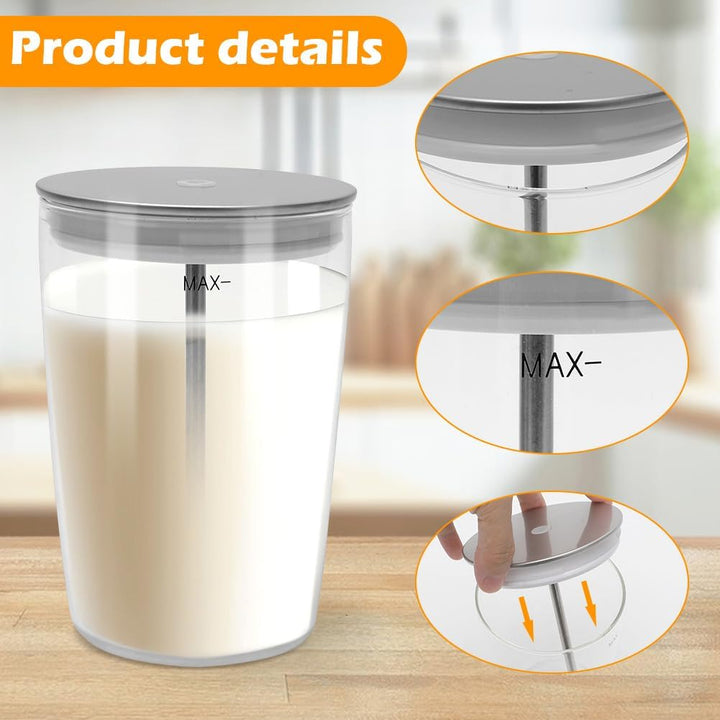 Glas-Milchbehälter 0,5 L (72570) Kompatibel mit der vollautomatischen Coffee Machine e8, z10, e6