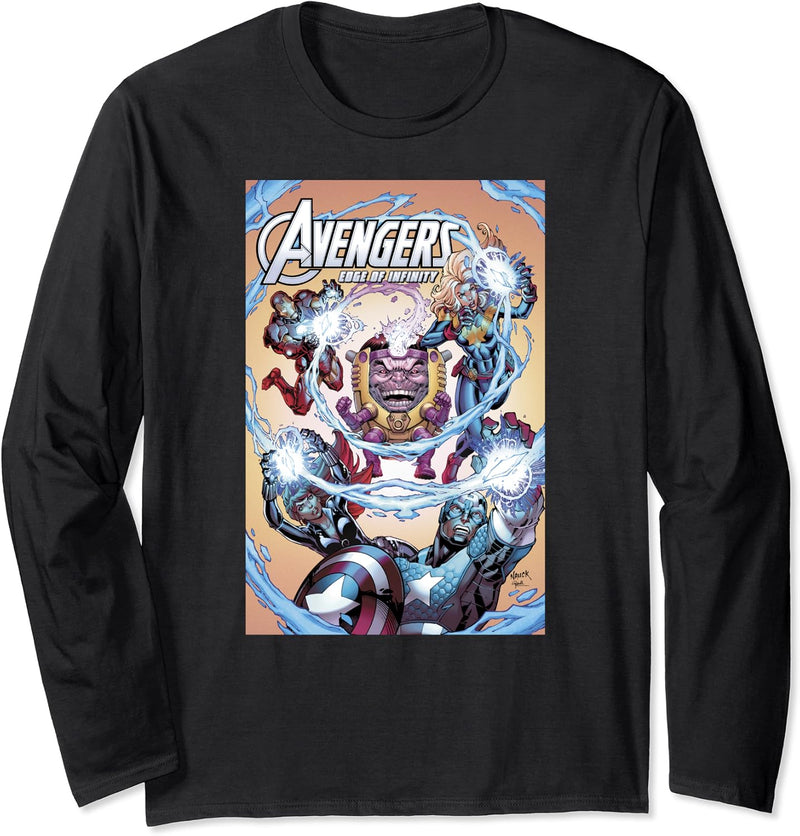 Marvel MODOK Against The Avengers Comic Book Cover Langarmshirt