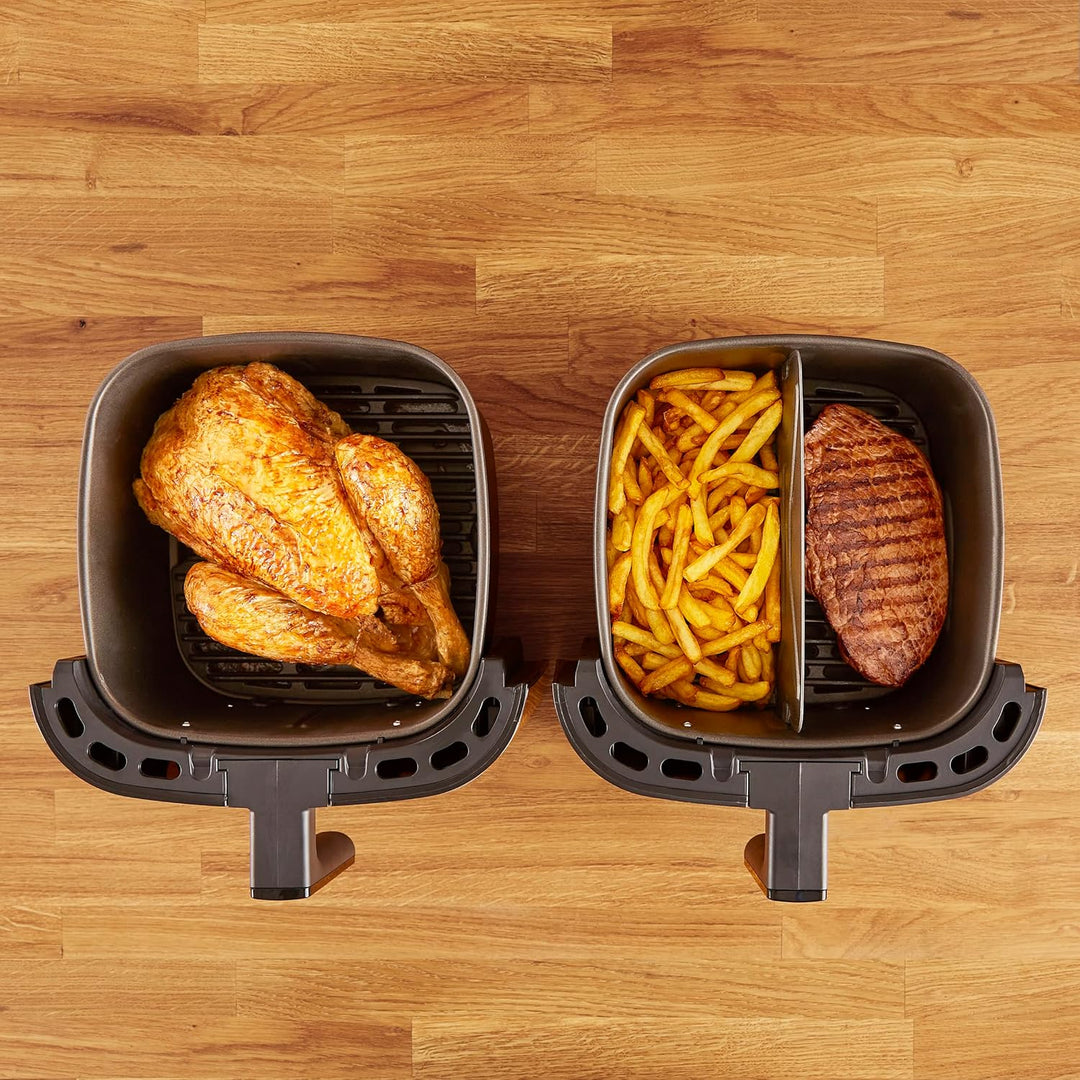 Tefal EY8018 Easy Fry & Grill XXL 2-in-1 Heissluftfritteuse, Air Fryer und Grill, Flexcook-Einsatz f