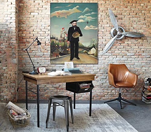 - BILD - DRUCK AUF LEINWAND - ROUSSEAU - DER ZOLLBEAMTE MIT DEM HERZEN KIND - 50 x 70 CM, 50 x 70 cm