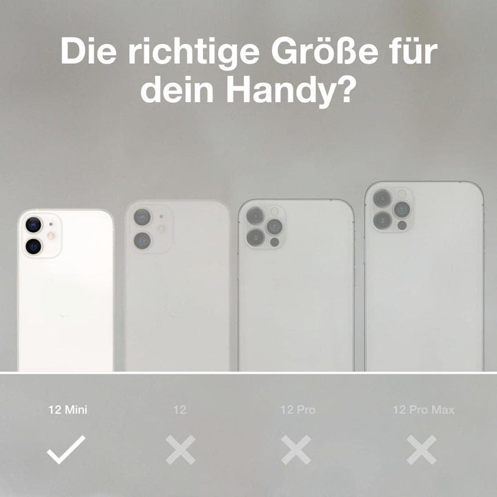 Woodcessories - Handyhülle kompatibel mit iPhone 12 Mini Hülle Holz, Echtholz - EcoSlim Case (Walnus