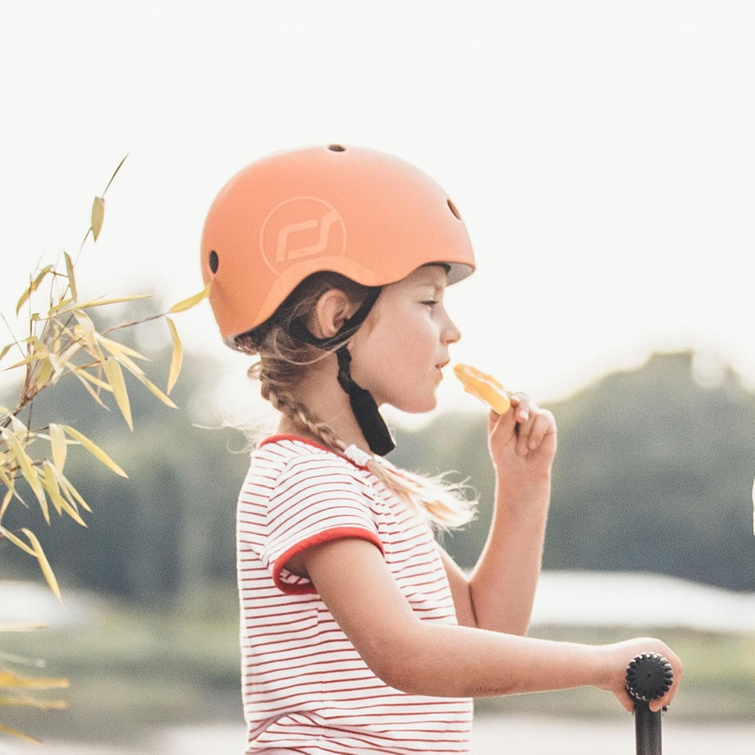 Scoot & Ride, S - M Size Kids Helmet peach, peach