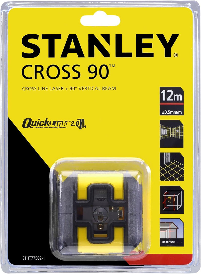 Stanley Kreuz- & Linienlaser Cross90 rot STHT77502-1 (rote Diode, horizontale & vertikale Linie plus