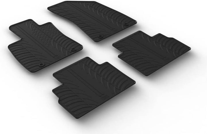 Gledring Satz Gummimatten kompatibel mit MG ZS (EV) 2019- (T Profil 4-teilig)