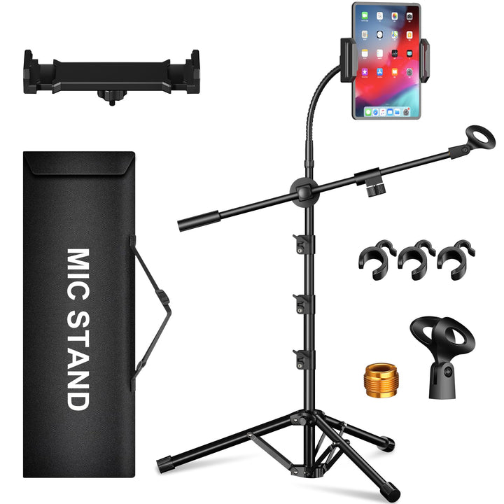 Mikrofonständer, 6-in-1 Mikrofon ständer,Boden-Boom-Mikrofon ständer,Unterstützt Gooseneck,Mikrofonk