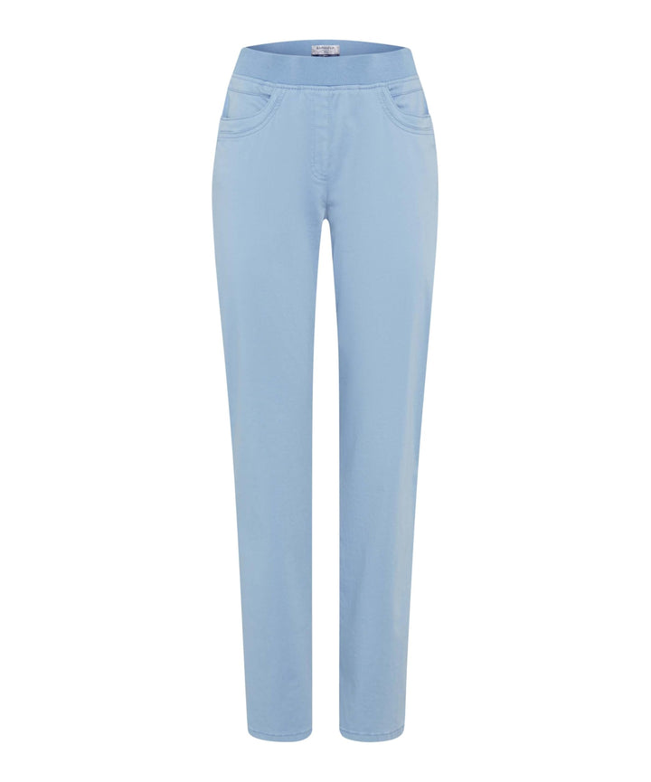 Raphaela by Brax Style Pamina Fun Damen Schlupfhose Slim Fit 27W / 32L Azur Blue, 27W / 32L Azur Blu