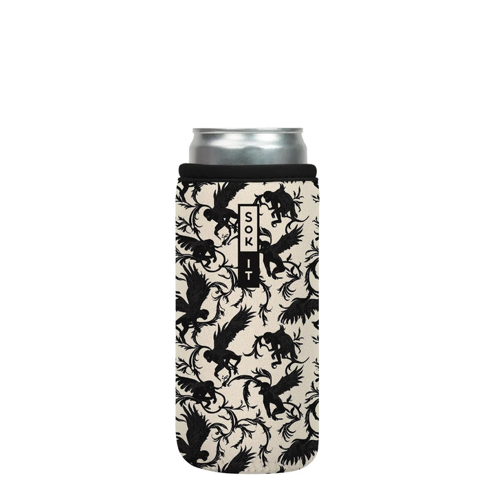 Sok It CanSok Hülle für Bier &amp; Limonade, isolierte Neoprenhülle (Monkey Business, 340 ml, schlanke D