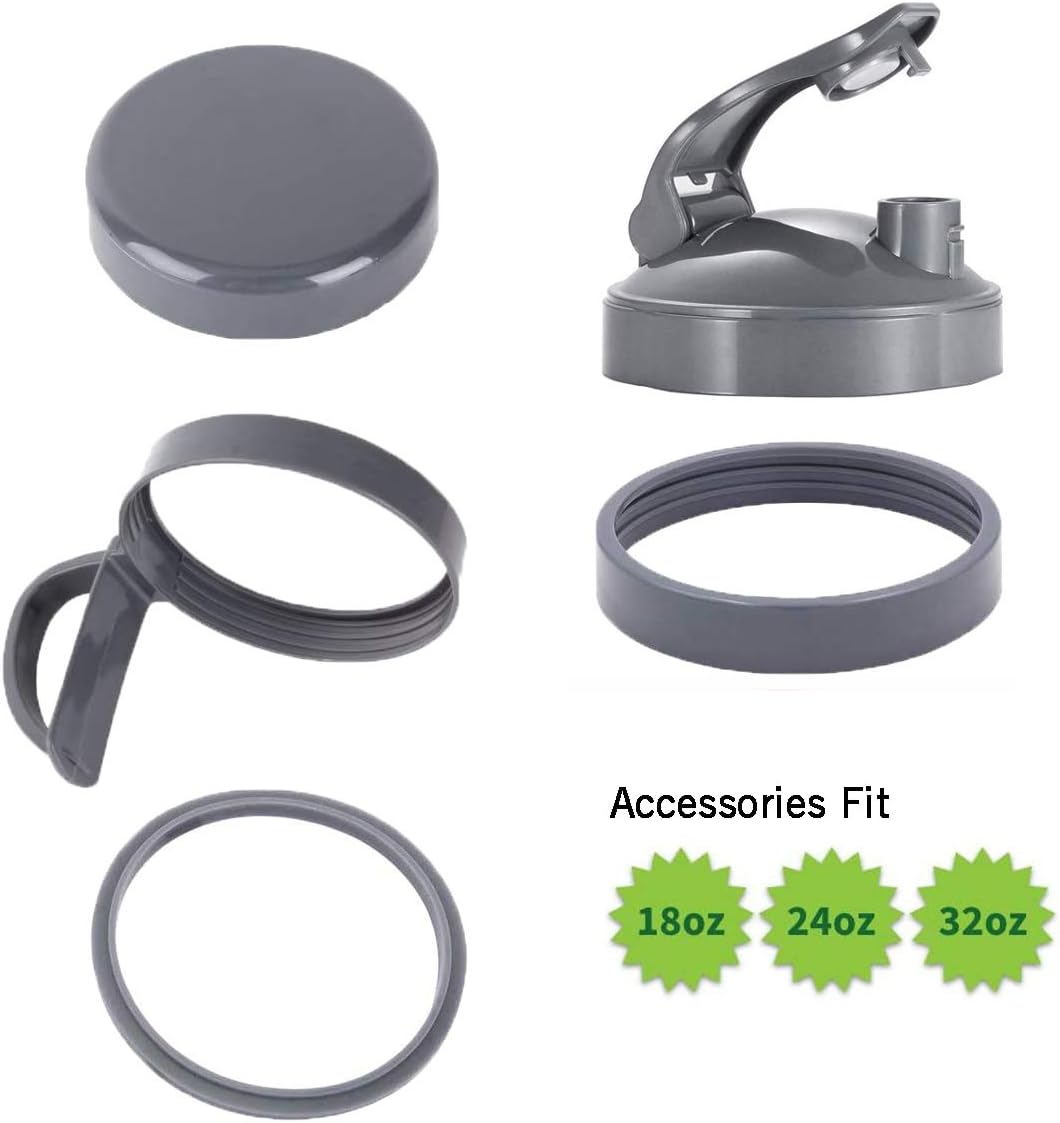 Mixer-teile, 510 ml / 680 ml Becher mit Lippen-Ring, Flip-Top to go Deckel, Frischhaltedeckel, Dicht