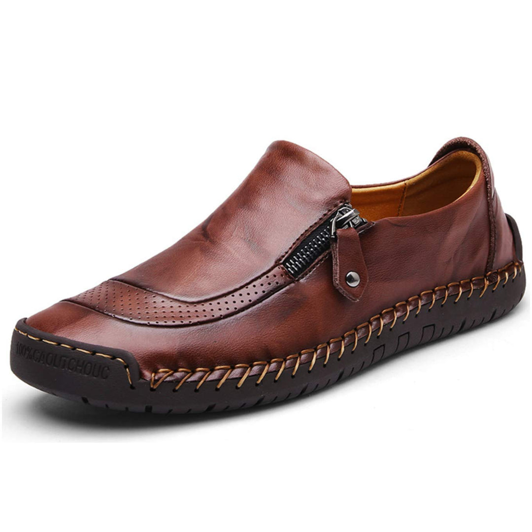 Herren Mokassins Business Schuhe Slip On Loafers Freizeit Schuhe Handgemachte Weiche Flacher Ledersc