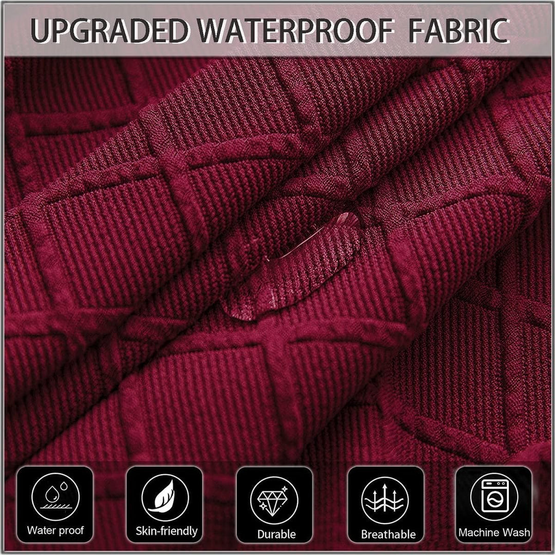 SHENGYIJING 1/2/4/6 PCS Diamond Lattice FStretch wasserdichte XL Stuhlhussen für Esszimmer, Spandex