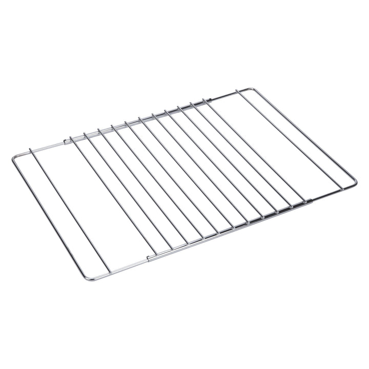 Verchromter, von 38,5 auf 55 cm ausziehbarer Backofenrost 38,5x31,5x1 cm Metallic Silver, 38,5x31,5x