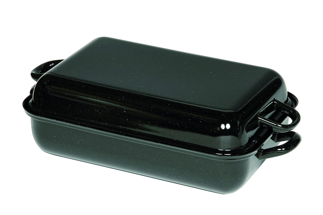 Riess, 0104-022, Bratpfanne mit Deckel 32/22, CLASSIC BACK- UND BRATFORMEN, Länge 32 cm, Breite 22 c