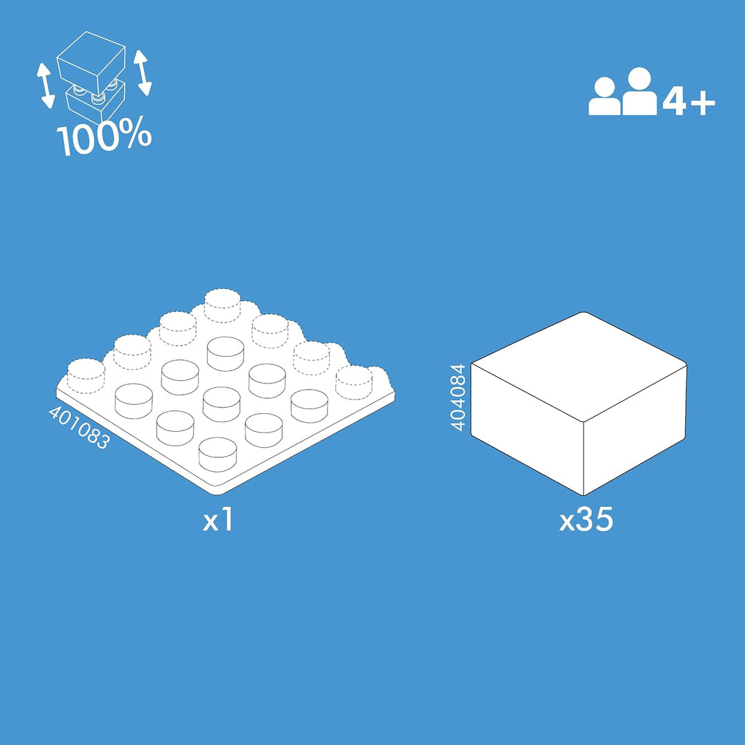 Hubelino Puzzle #410191 Welt der Dinosaurier, 35-teilig, kompatibel mit Bausteinen Anderer Herstelle