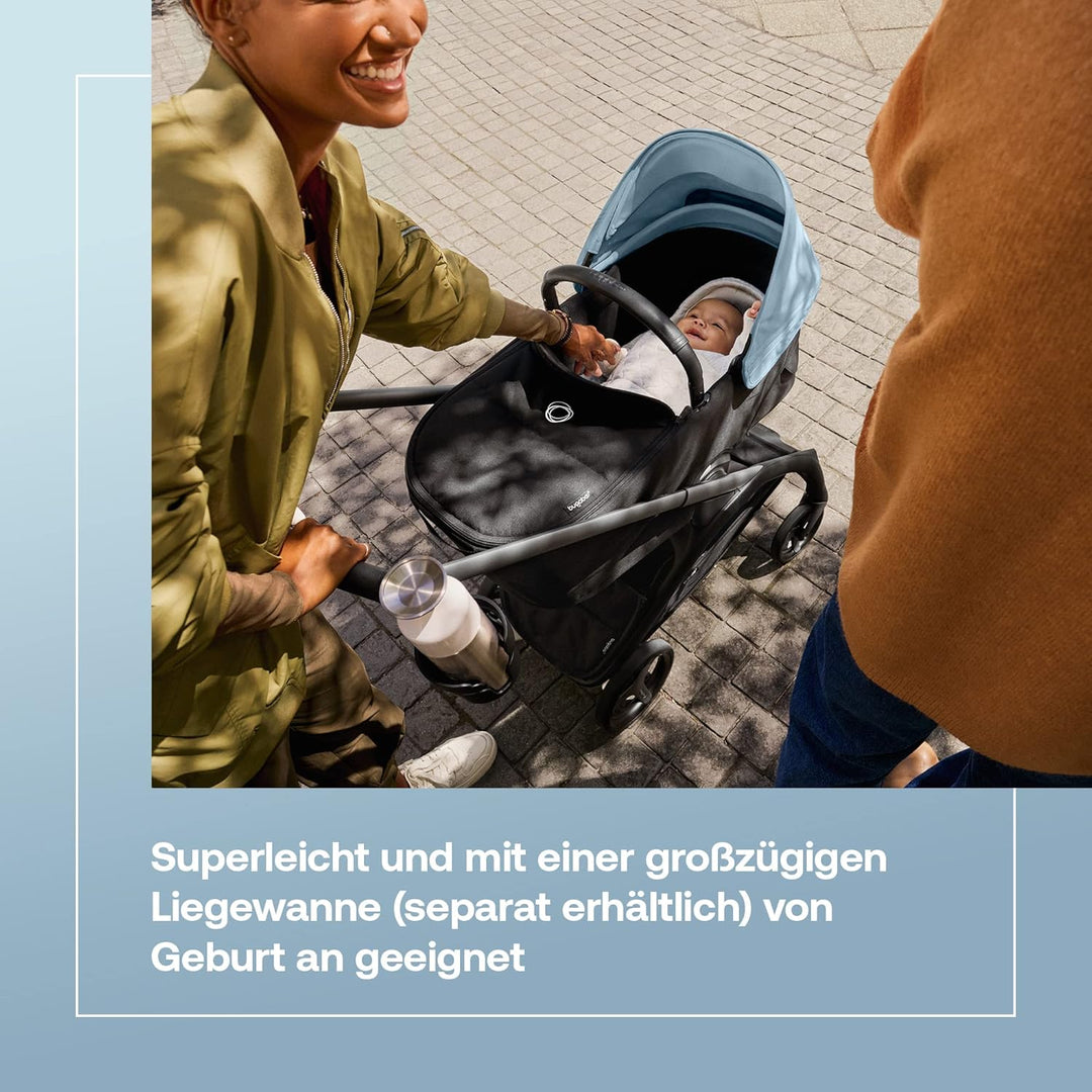 Bugaboo Dragonfly City-Kinderwagen, leichter, kompakter Kinderwagen mit Vierradfederung, einhändig z