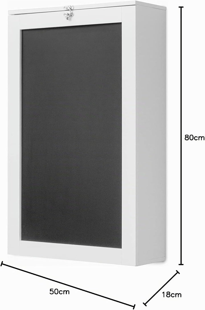 InnovaGoods Woldy Tisch, Holz, Weiss, 80x50x18 cm Weiss 80x50x18 cm, Weiss 80x50x18 cm