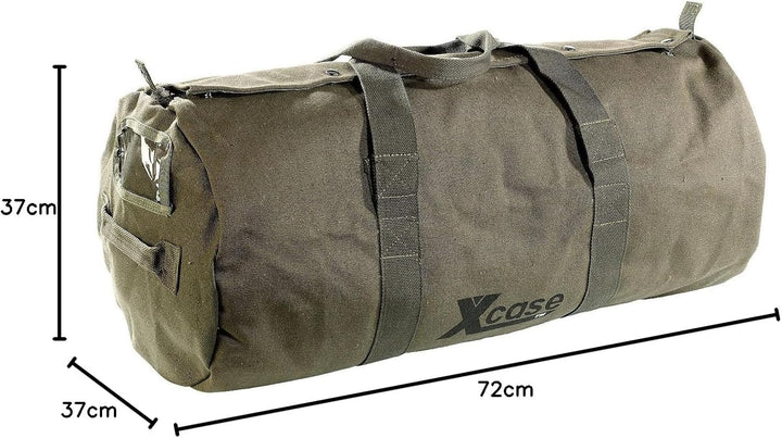Xcase Canvas Sporttasche: Canvas-Sport- und Reisetasche mit Tragegriff, 70 Liter (Reise-Tasche, Reis