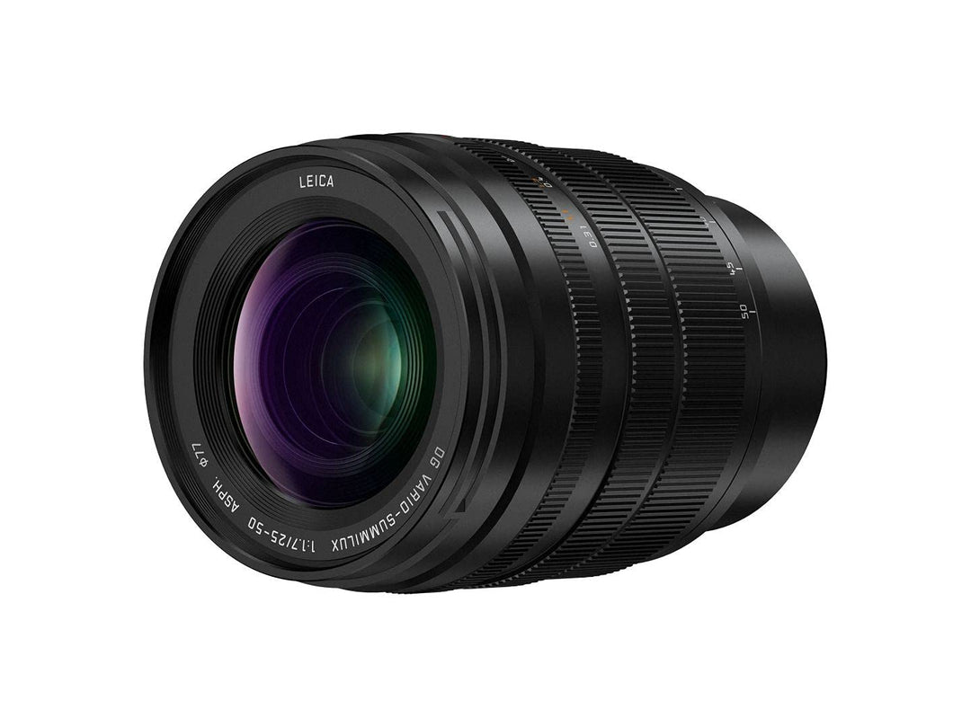 Panasonic Lumix H-X2550E Leica DG Objektiv, Zoomobjektiv 25-50mm (KB:50-100mm), F1.7, Staubschutz, S
