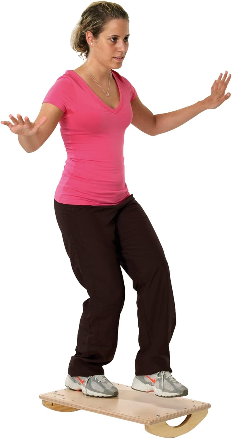 pedalo Wippbrett 60x35 I Gleichgewichtstrainer I Balance Board I Therapie-Wippe I Koordination I Reh