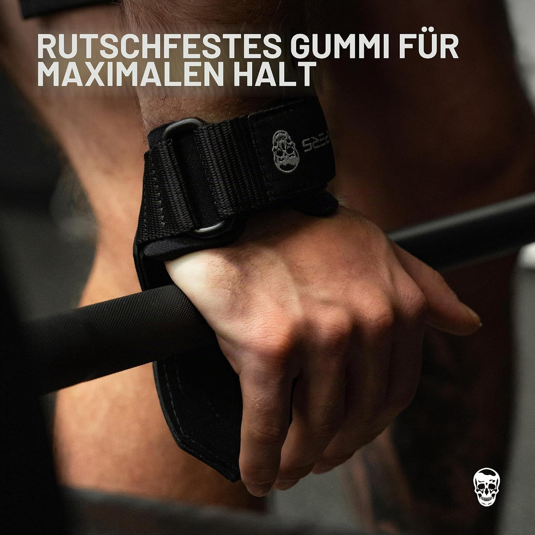 Gymreapers Gewichthebergriffe (Paar) für schweres Powerlifting, Kreuzheben, Rudern, Klimmzüge, mit N