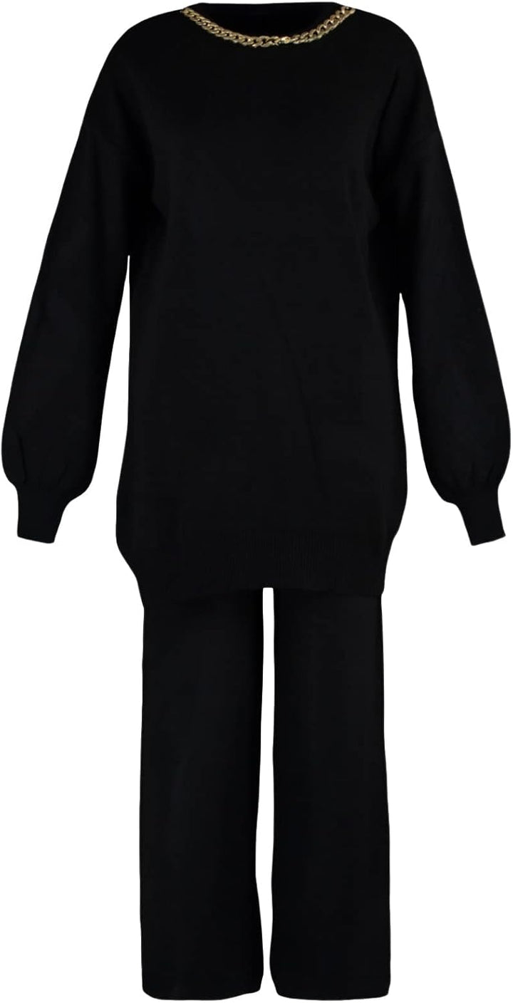 TRENDYOL Damen Sets, Flach, Gewebt, Bescheidene Ober-und Unterteile Aufeinander abgestimmtes Outfit