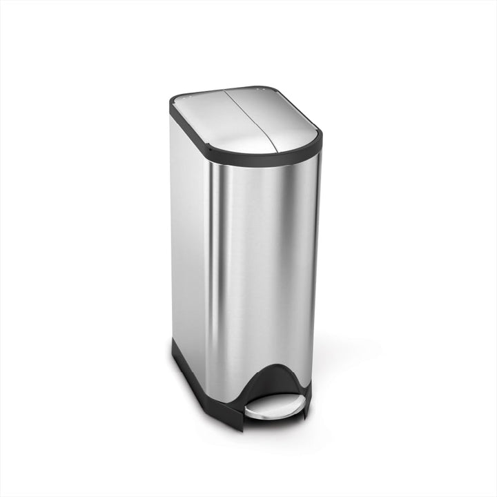 simplehuman CW1824 30 Liter, schmetterling Treteimer, Mülleimer Küche, Abfalleimer, Mülltrennsystem,