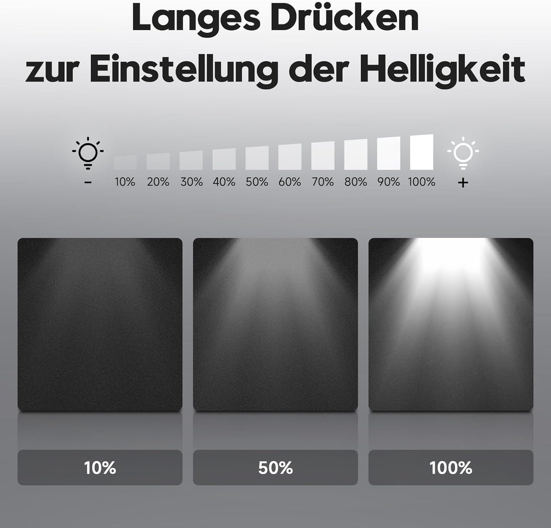 SONNI Badspiegel mit Beleuchtung 50x70cm beschlagfrei Badezimmer Wandspiegel mit Touch-Schalter Spie
