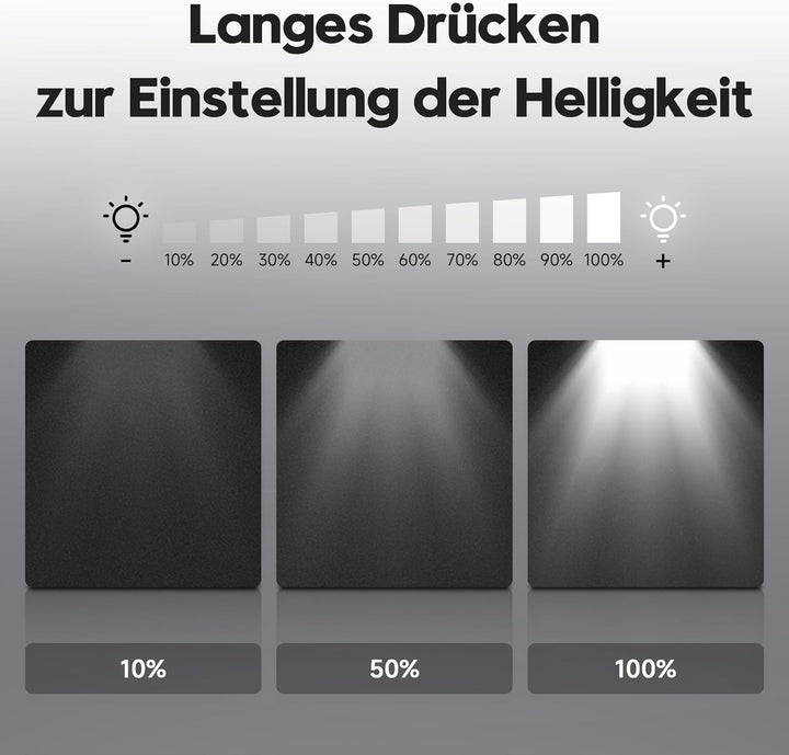 Elegant Led Badspiegel 50x70 cm Badspiegel mit Beleuchtung und Touchschalter kaltweiss Badezimmer W