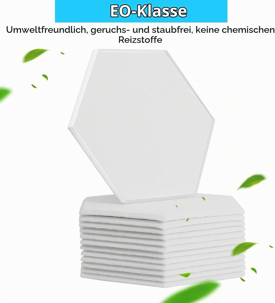 Rdutuok 12 Stück Akustik Panel,30x26x1cm Hexagon Akustik Absorber Schallschutzplatten Akustikpaneele