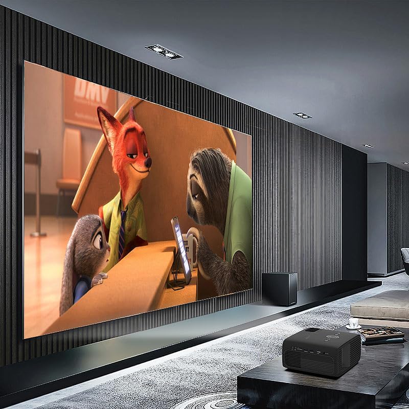 Projector: LED-Full-HD-Beamer, Native 1080p, 250 ANSI-Lumen, 7000 lm, Mediaplayer (Home-Beamer, Heim