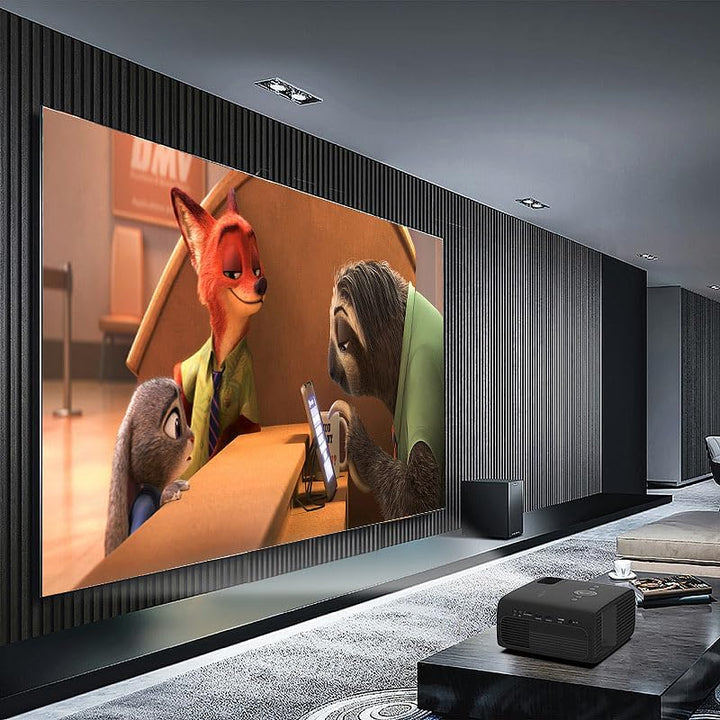 Projector: LED-Full-HD-Beamer, Native 1080p, 250 ANSI-Lumen, 7000 lm, Mediaplayer (Home-Beamer, Heim