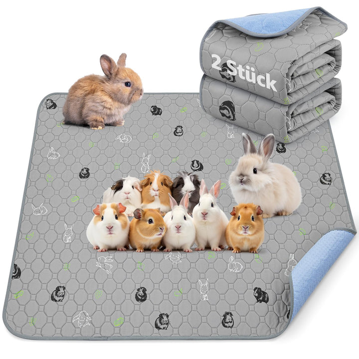 PICK FOR LIFE wasserdichte Pipipads für Meerschweinchen, super saugfähige PIPI unterlagen Kaninchen,