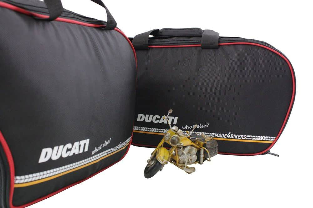 made4bikers Promotion-Bag: Bedruckte Koffer Innentaschen passend für Ducati Multistrada 1200 bis ein