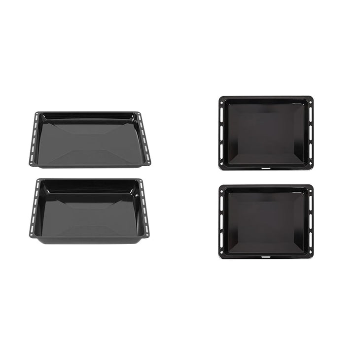 ICQN 465 x 370 x 30 und 60 mm Backblech Set & 460 x 370 x 30 mm Backblech Set, Passend für Bosch Nef