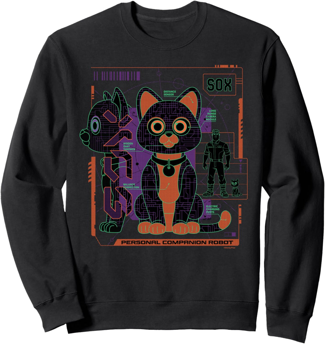 Disney Pixar Lightyear Sox Personal Companion Robot Sweatshirt
