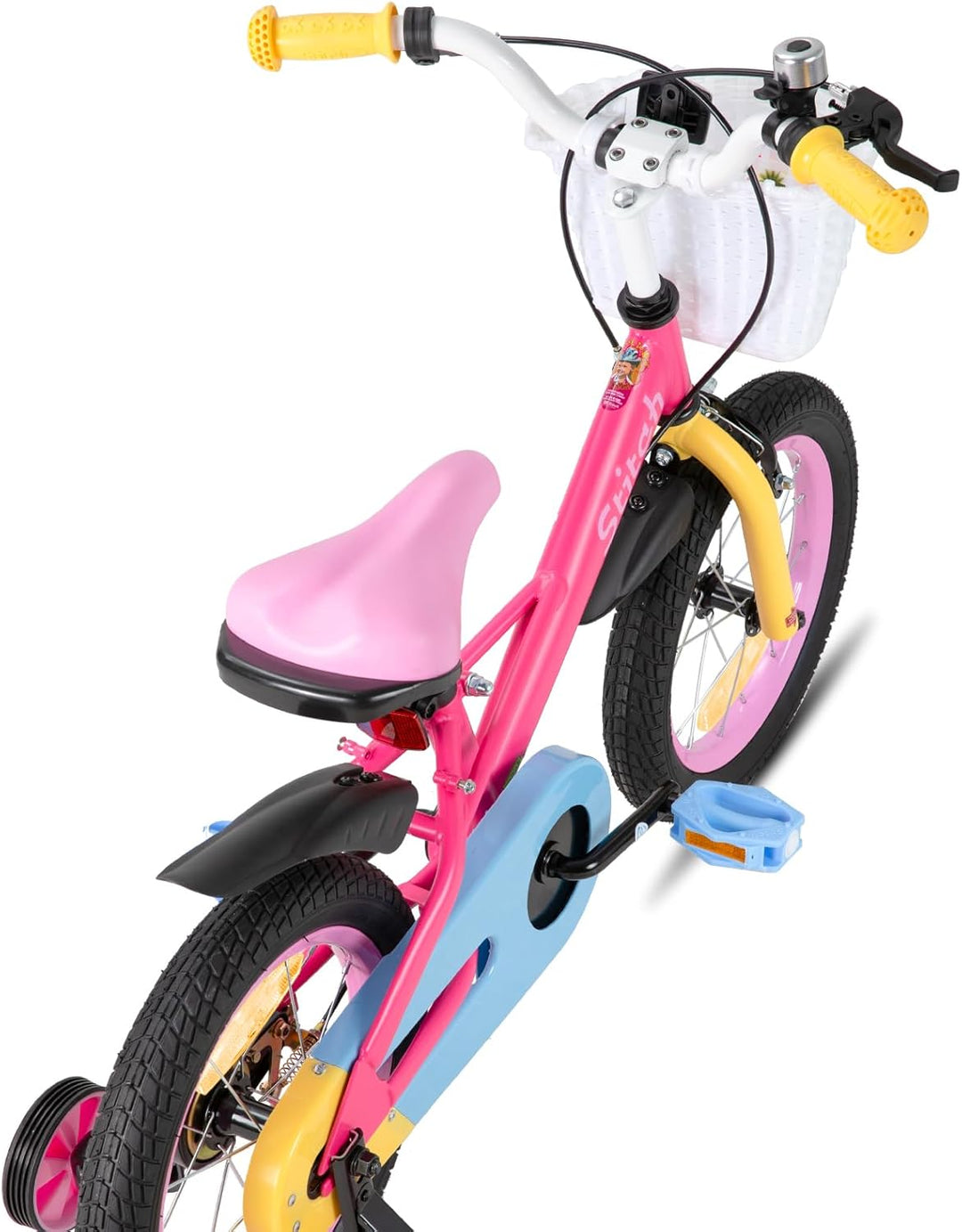 STITCH Macaron 12/14/16/18 Zoll Kinderfahrrad für 2-9 jährige Mädchen &amp; Jungen, 12/14/16/18 Zoll Mäd