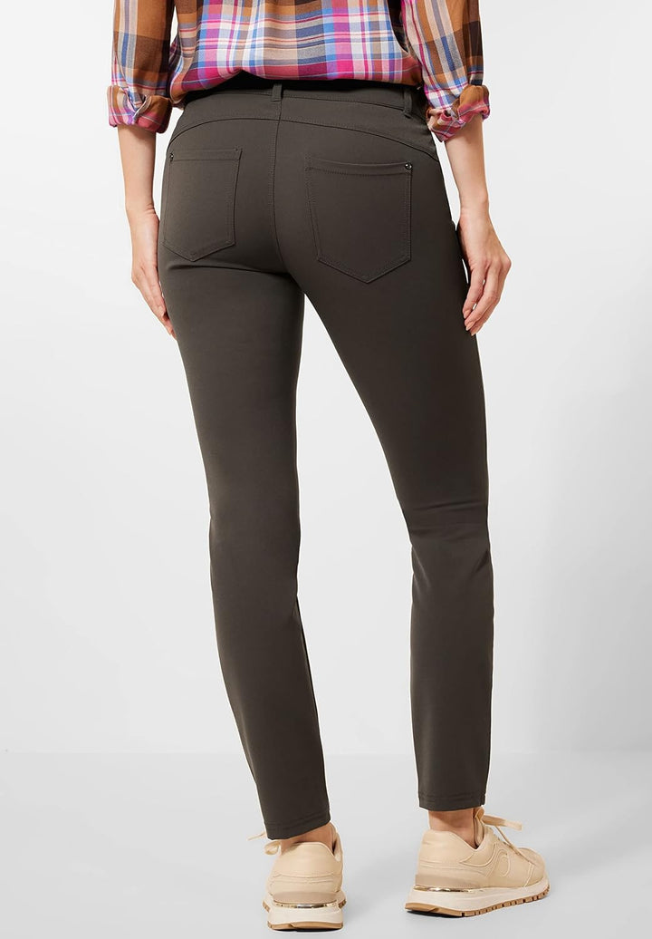 Street One Damen Jeans Hose York Superstretch Brown 42W / 30L Falcon Brown, 42W / 30L Falcon Brown
