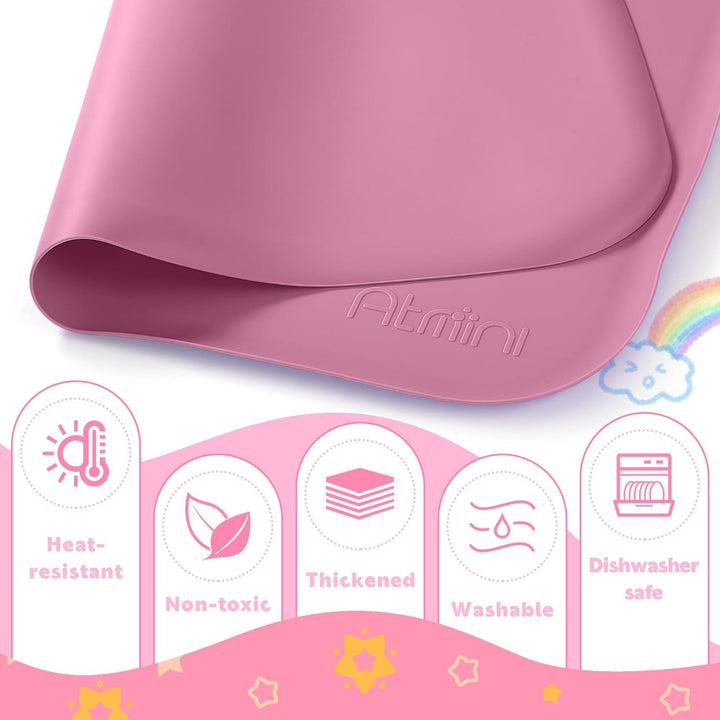 Silikonmatte Gross 60 x 40 cm, bastelunterlage kinder for Crafts, Sand Art, Painting, Resin, Handmad