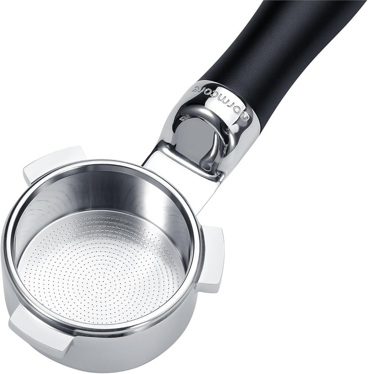 Normcore 54 mm Unibody Siebträger ohne Boden mit integriertem 18–22 g Präzisionskorb, passend für Br