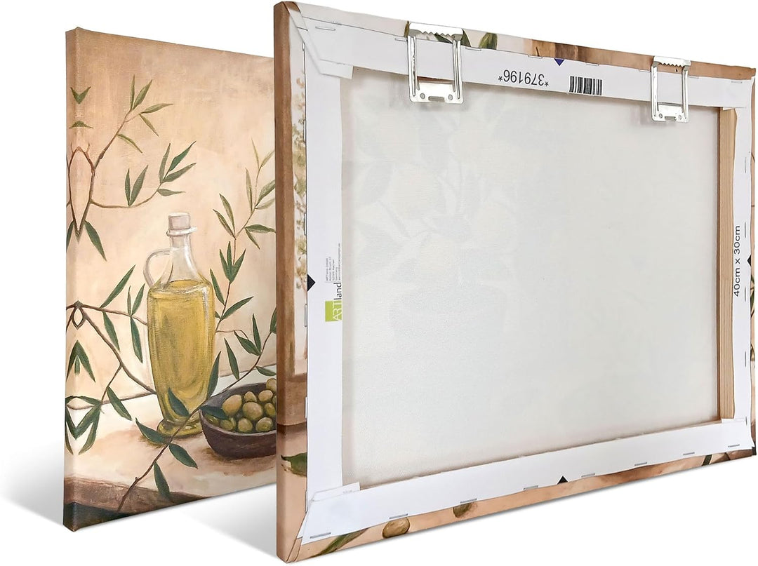 Artland Leinwandbild Wandbild Bild auf Leinwand 70x50 cm Wanddeko Stier Tiere Spanien Stierkampf Kat