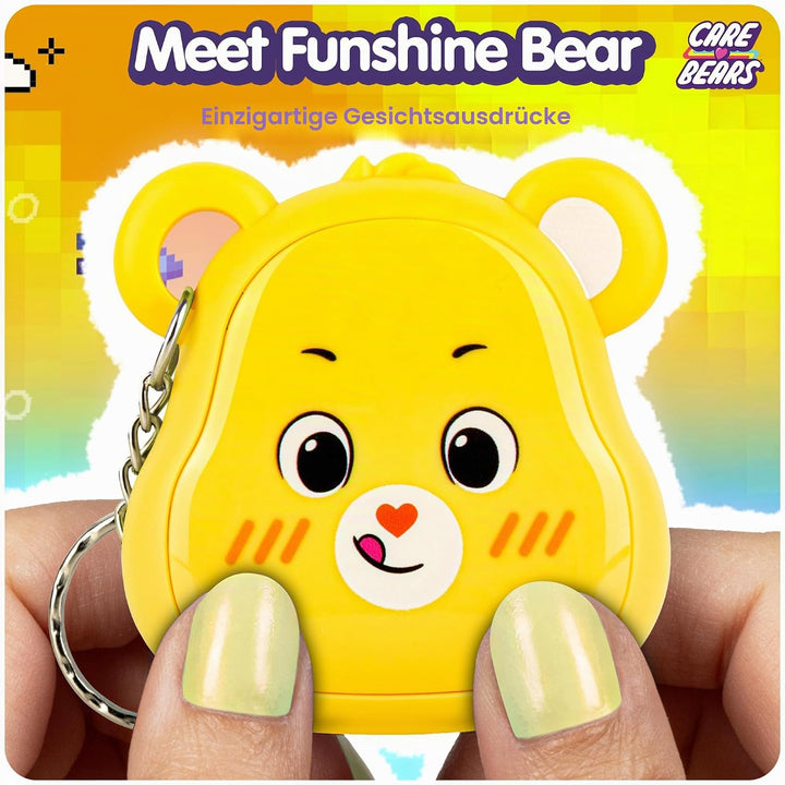 Care Bears Digital Pet - Funshine Bear Cyber Pet with Care Features, 1.4” Inch Screen, Handheld Inte